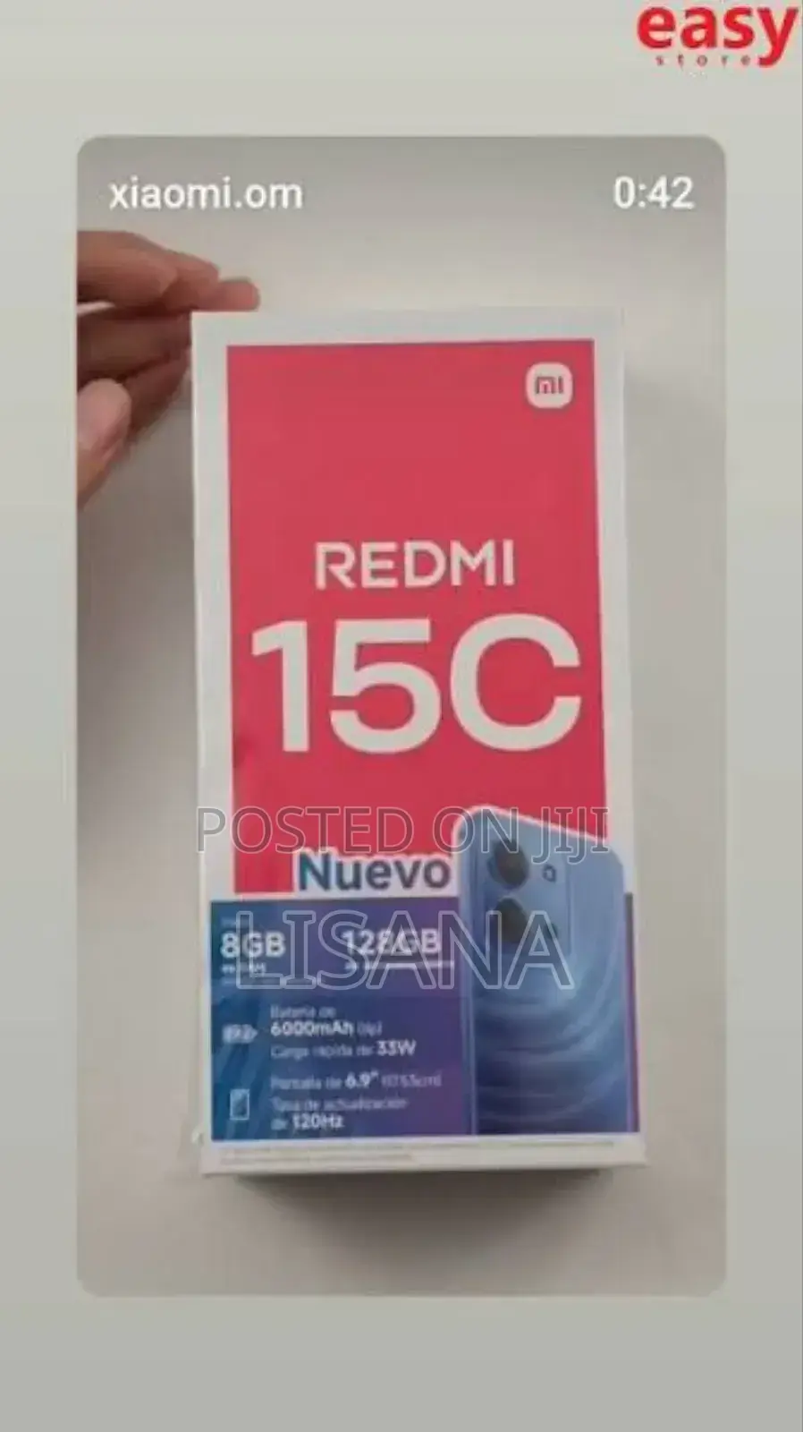 New Xiaomi Redmi 15C 4G 128 GB Black