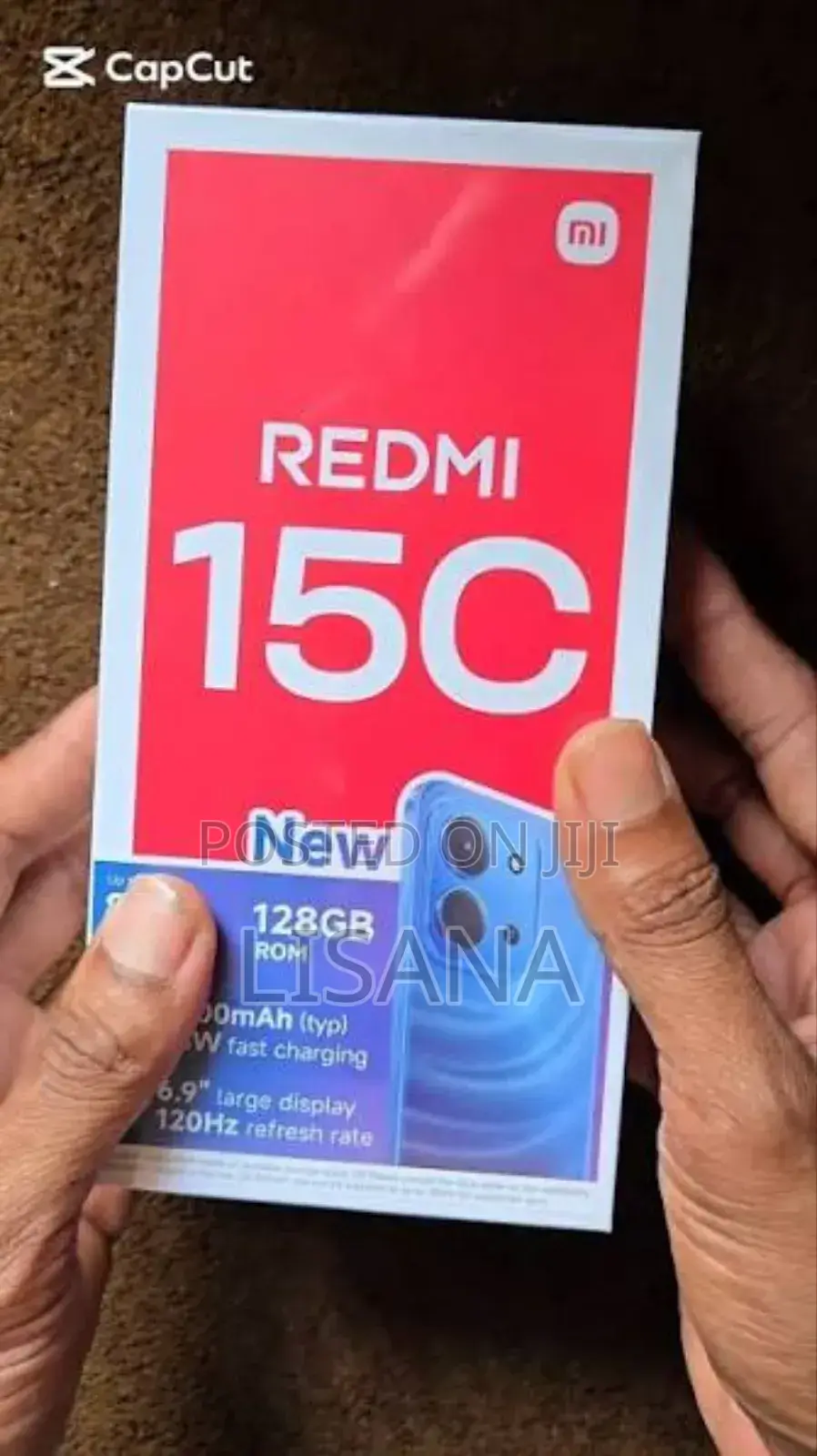 New Xiaomi Redmi 15C 4G 128 GB Black