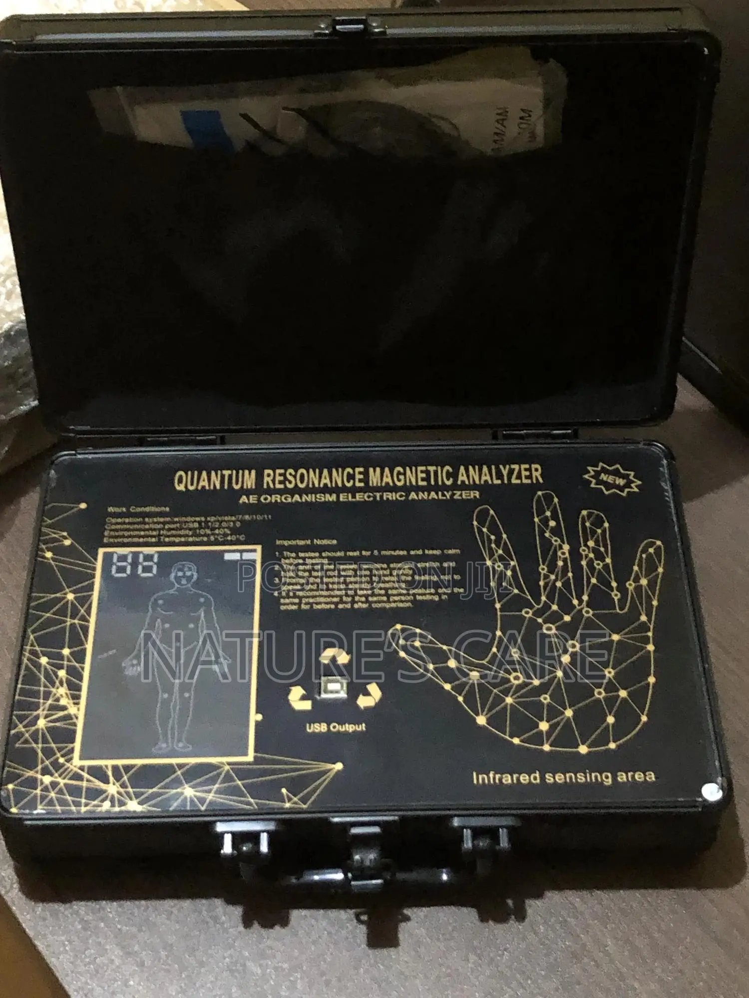 Quantum Resonance Magnetic Analyzer With Massage Function