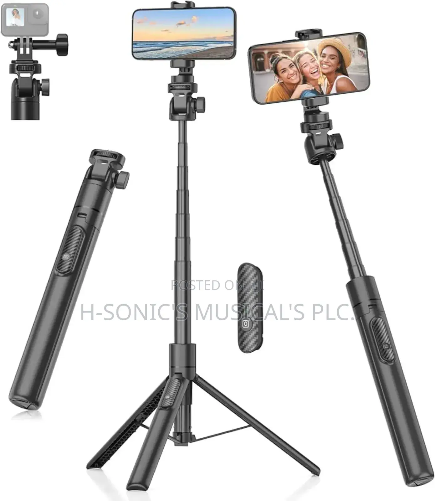 P185tk Is a Multifunctional 1.8-Meter Extendable Tripod Kit.