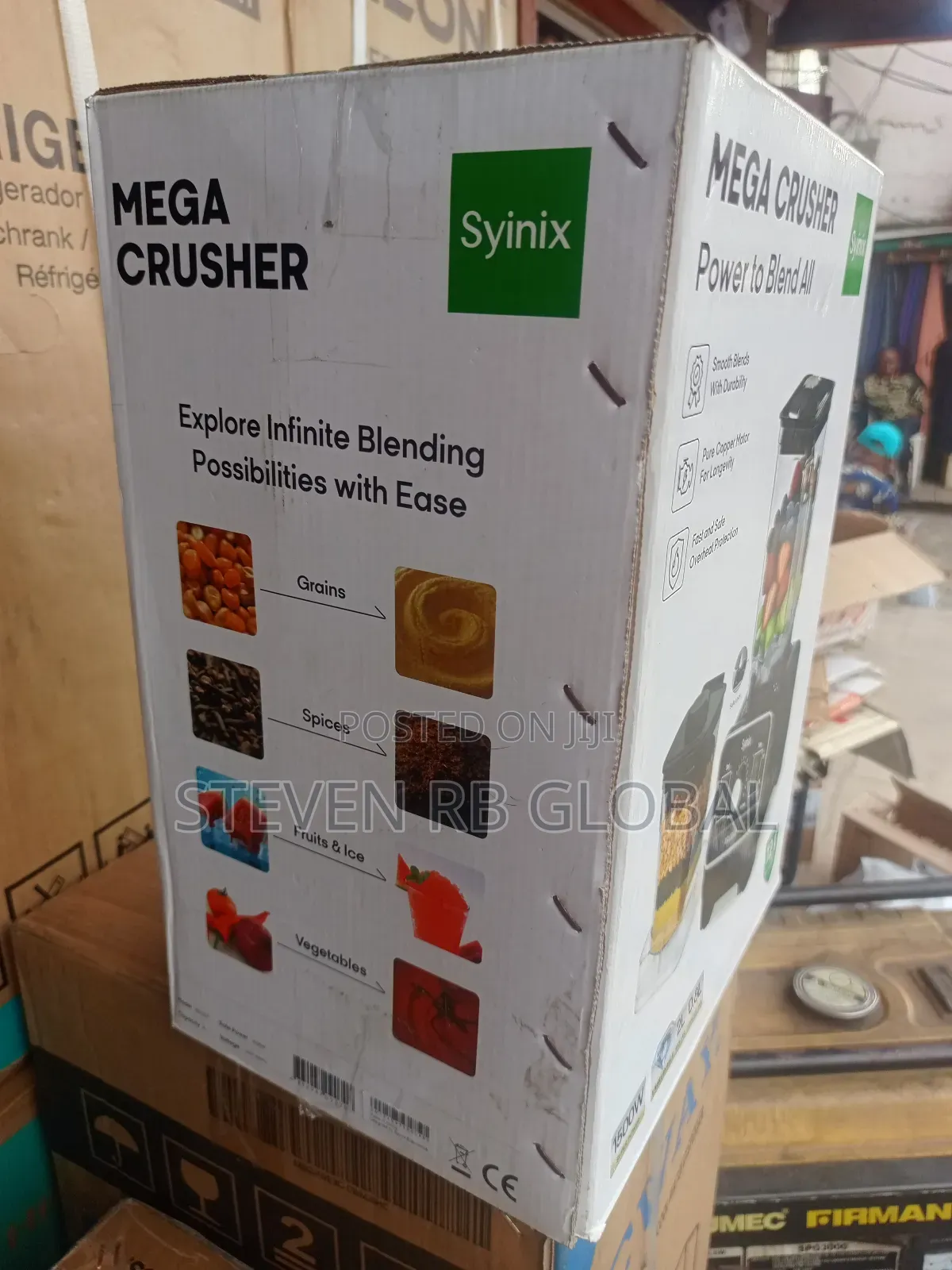 Syinix Mega Crusher Blender – 2l | 1500w Super Power