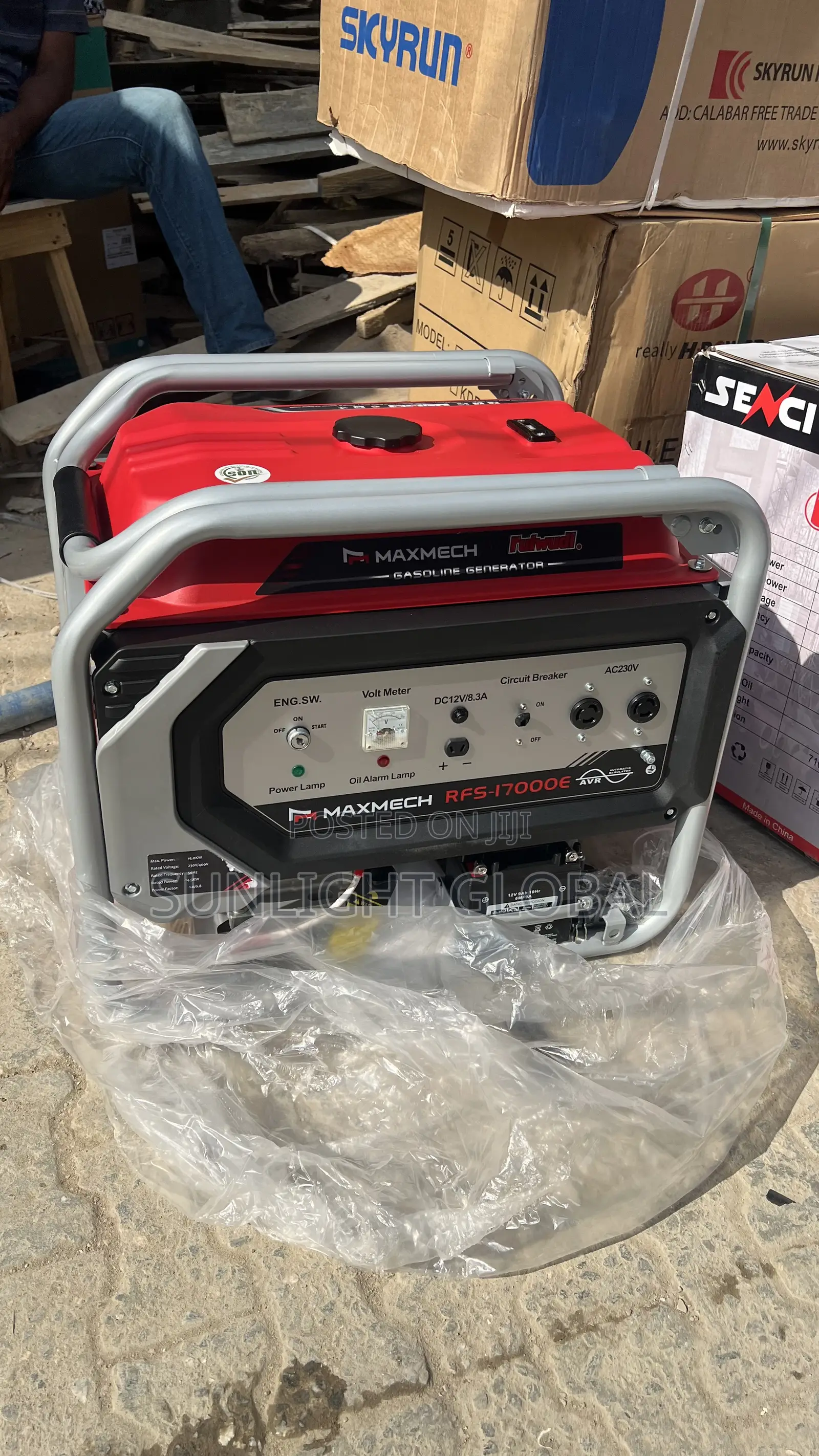 Maxmech Petrol Generator 15kva