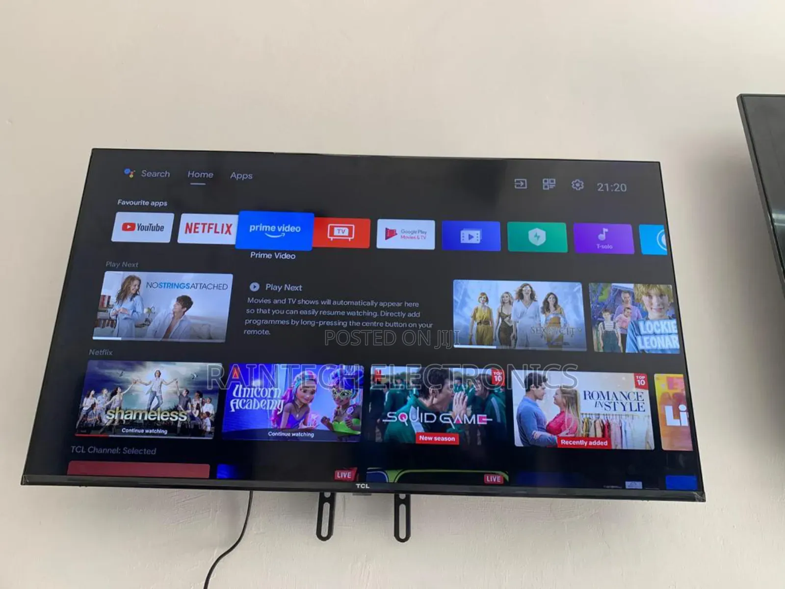 TCL Android Tv 50inches Direct Uk Tokunbo