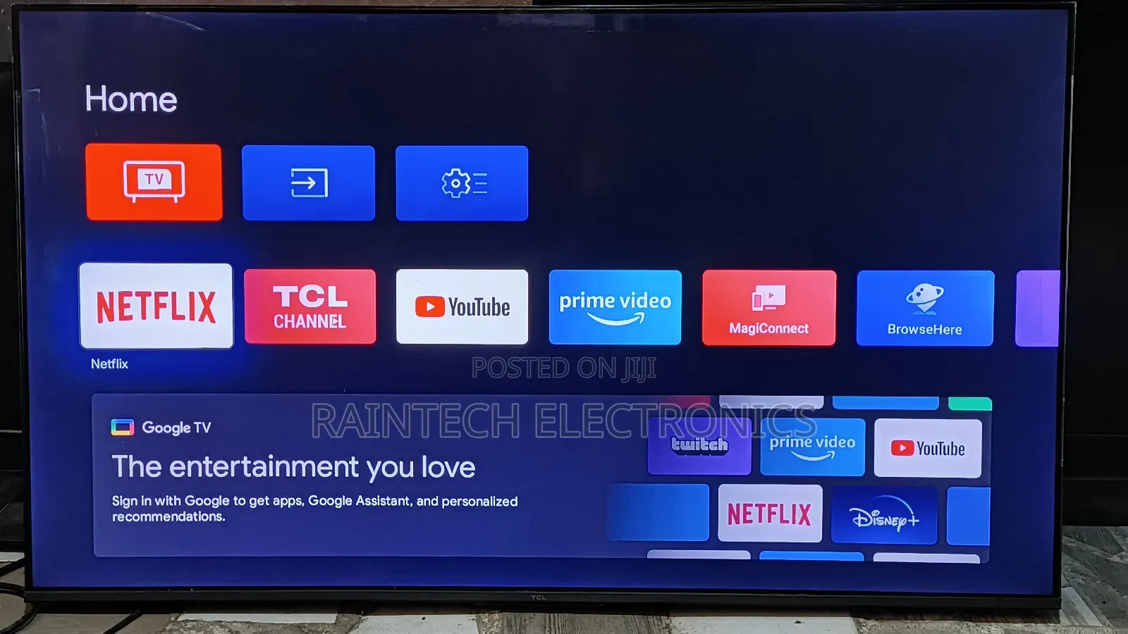 TCL Android 55inches Google Qled Tv