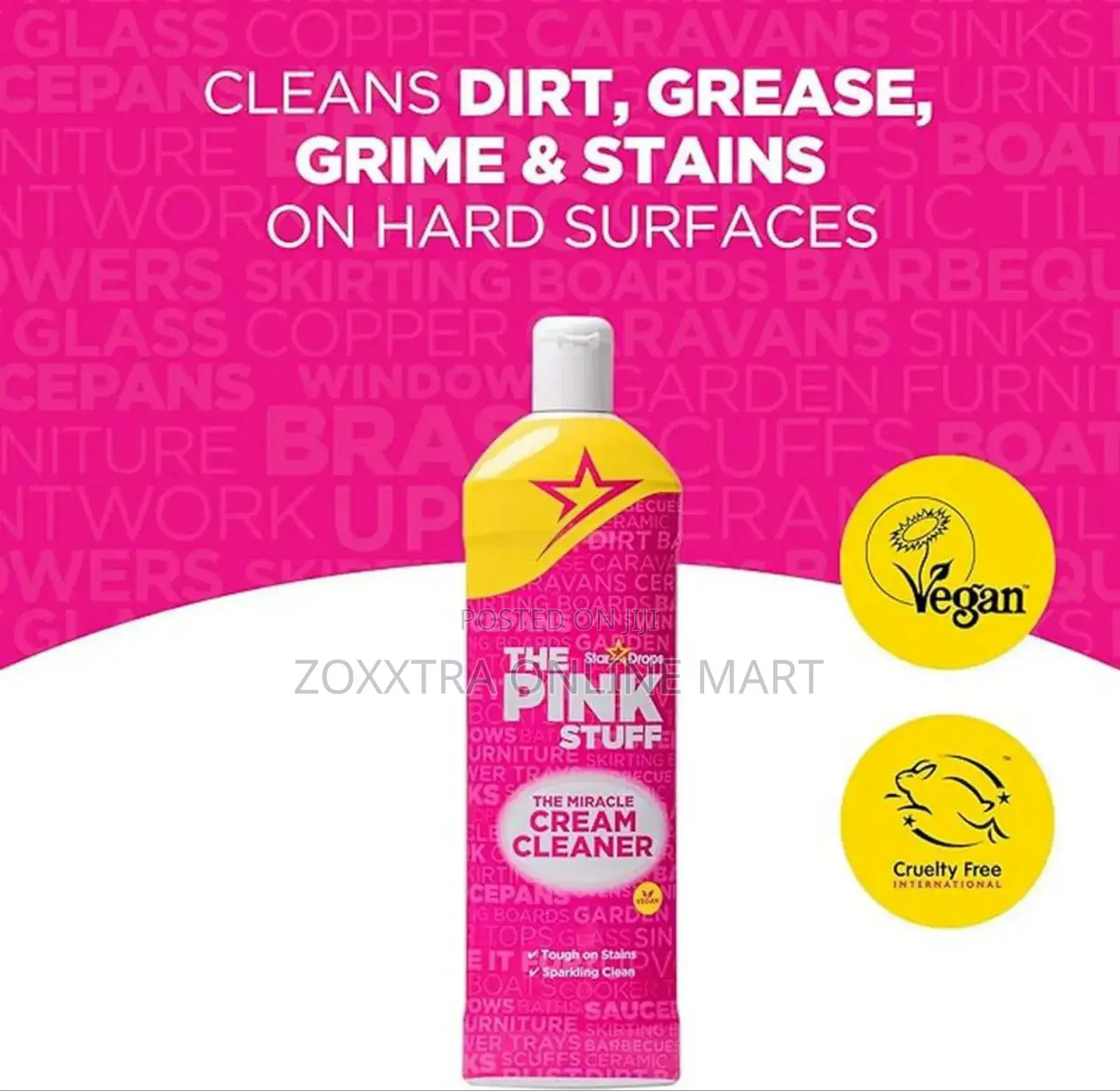 The Pink Stuff Miracle Cream Cleaner