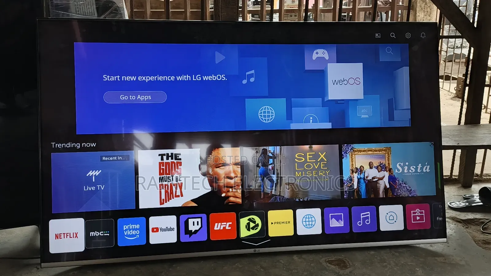 Lg 55inches Smart 4k Tv