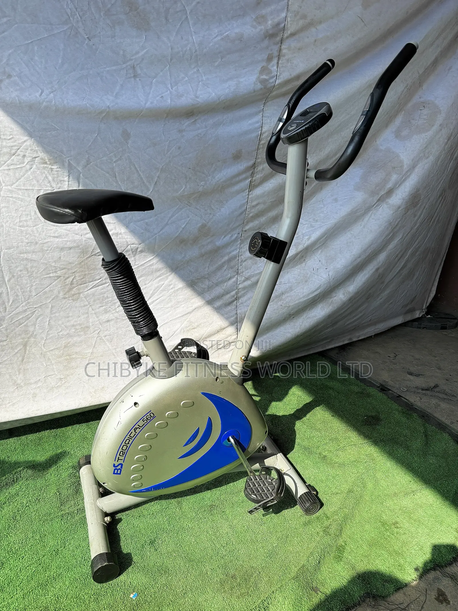 Tropical Stationary Bike With Pulse Rate Sensor