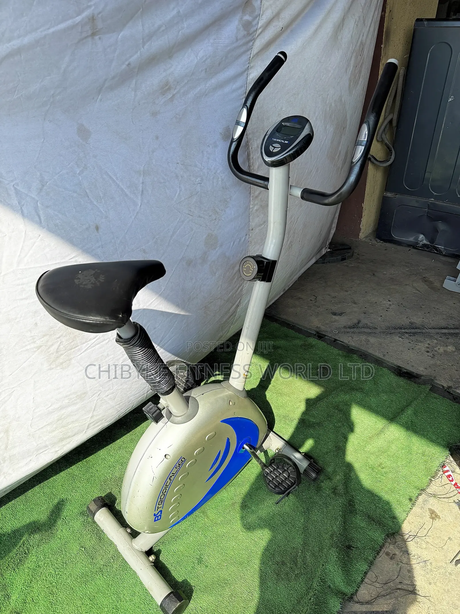 Tropical Stationary Bike With Pulse Rate Sensor