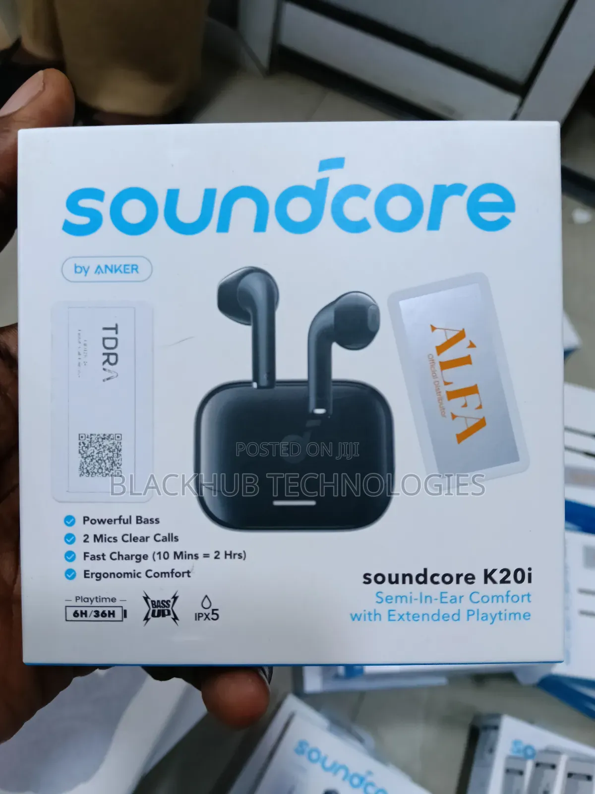 Anker Soundcore K20i Earbud Ergonomic Comfort
