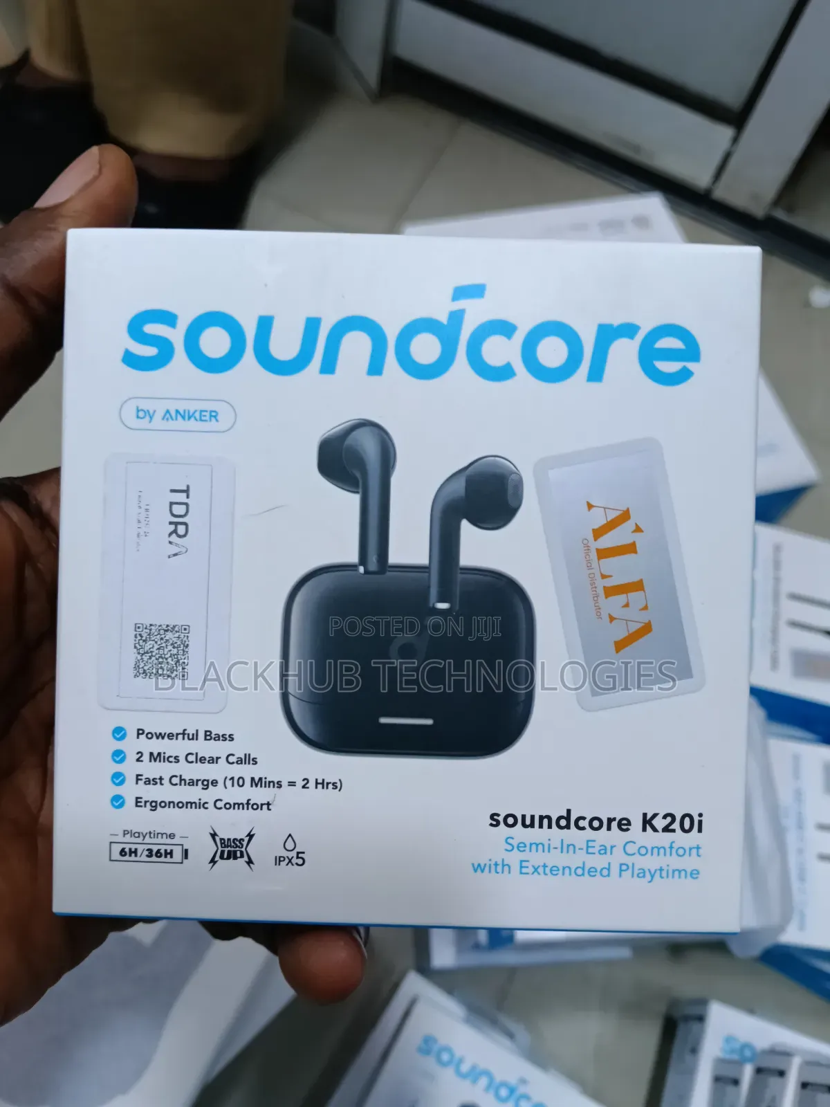 Anker Soundcore K20i Earbud Ergonomic Comfort