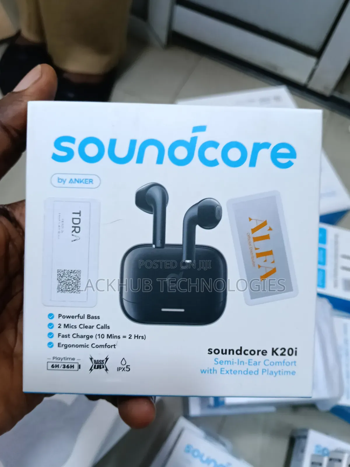 Anker Soundcore K20i Earbud Ergonomic Comfort