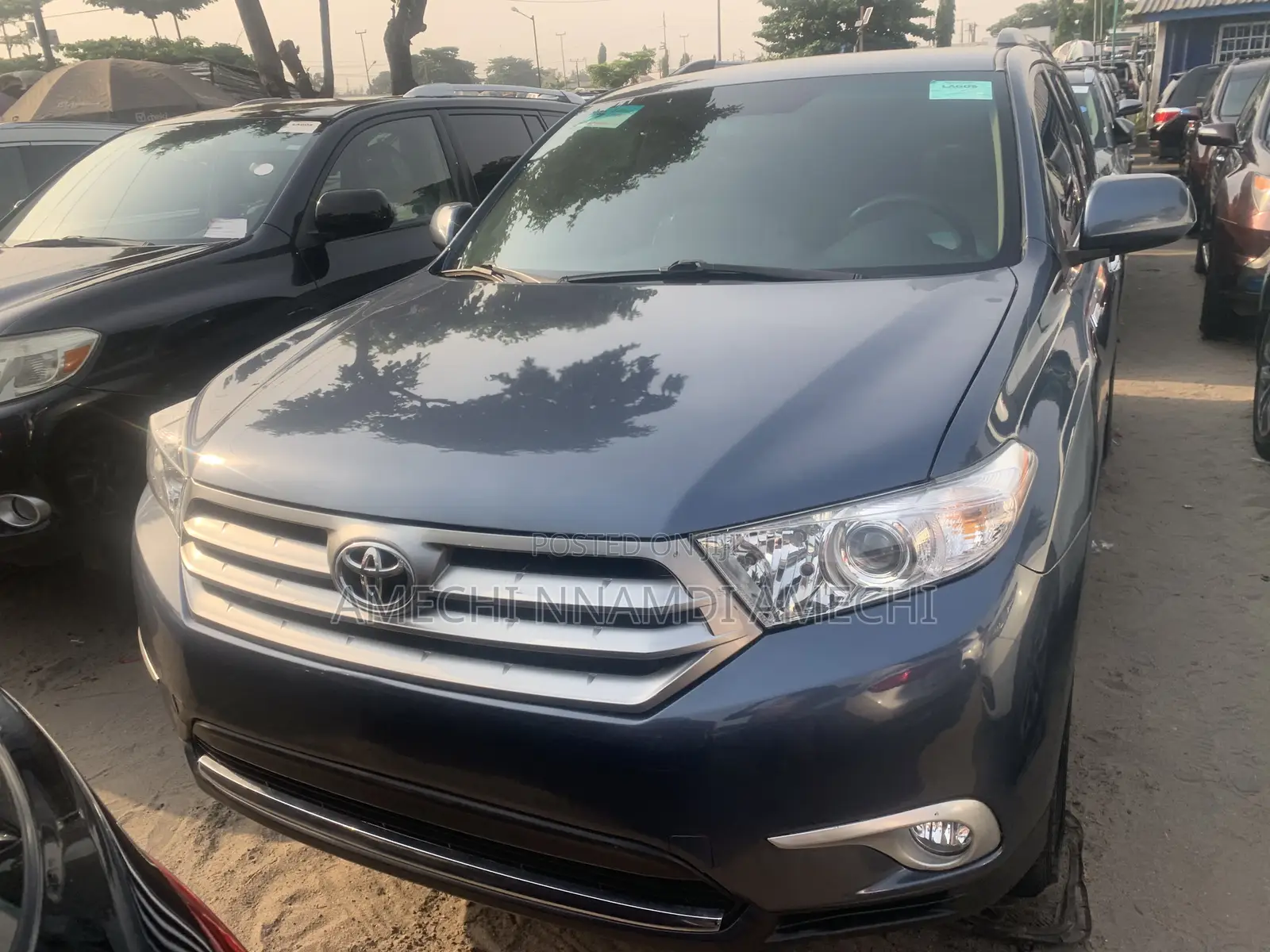 Toyota Highlander Limited 3.5l 4WD 2013 Blue