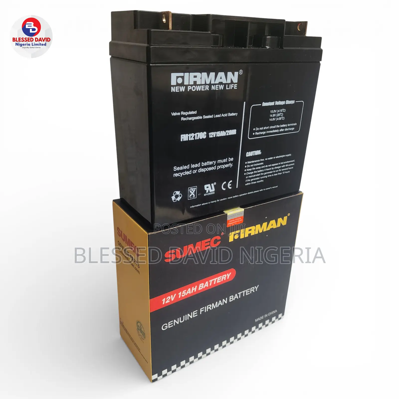 Original Firman 12v 15ah Replacement Battery