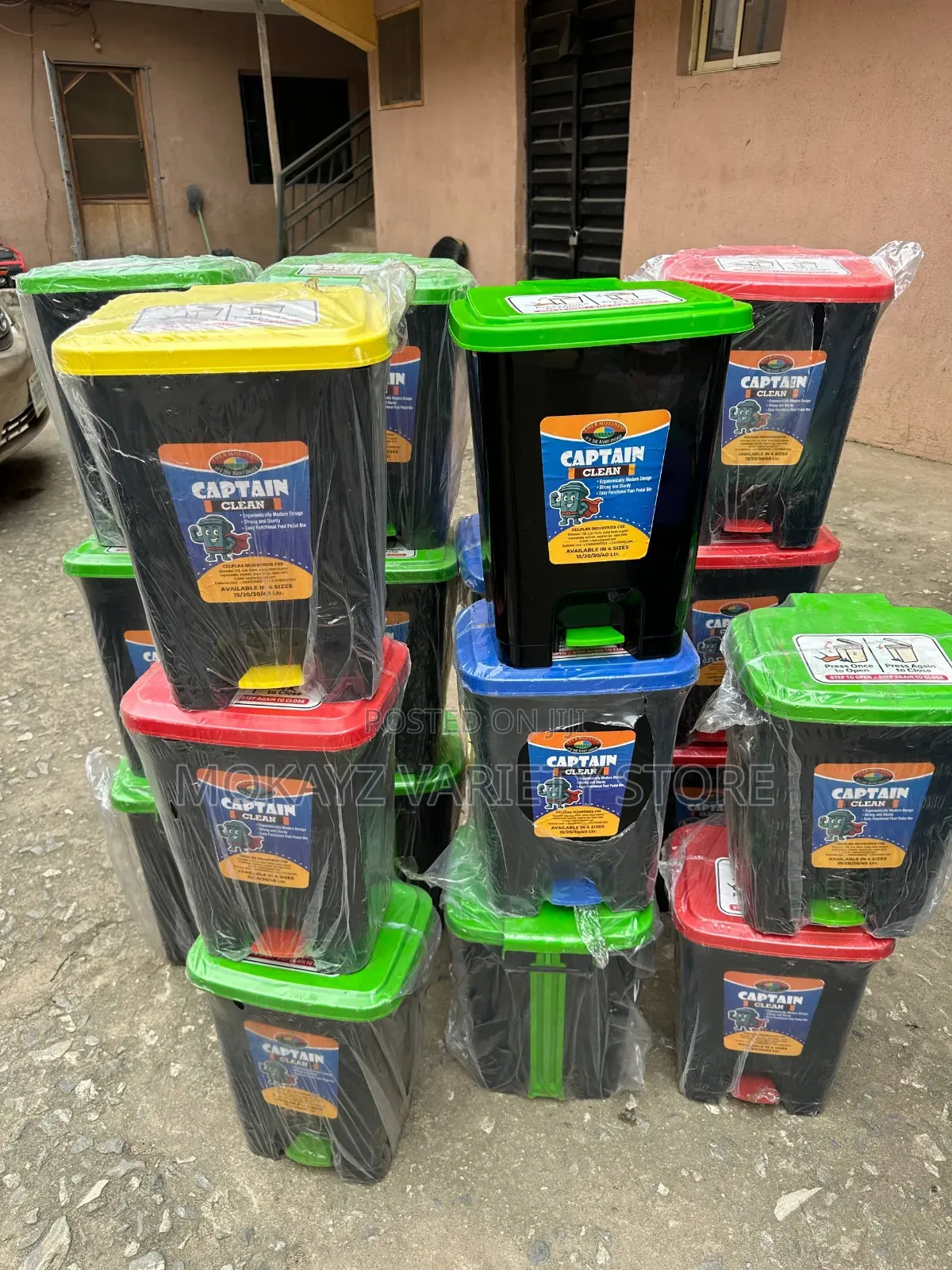 Captain Petal Dustbin(Bulk Only)One Dozen