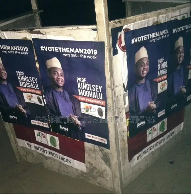 We Paste Political Campaign Poster in Lagos, Nigeria