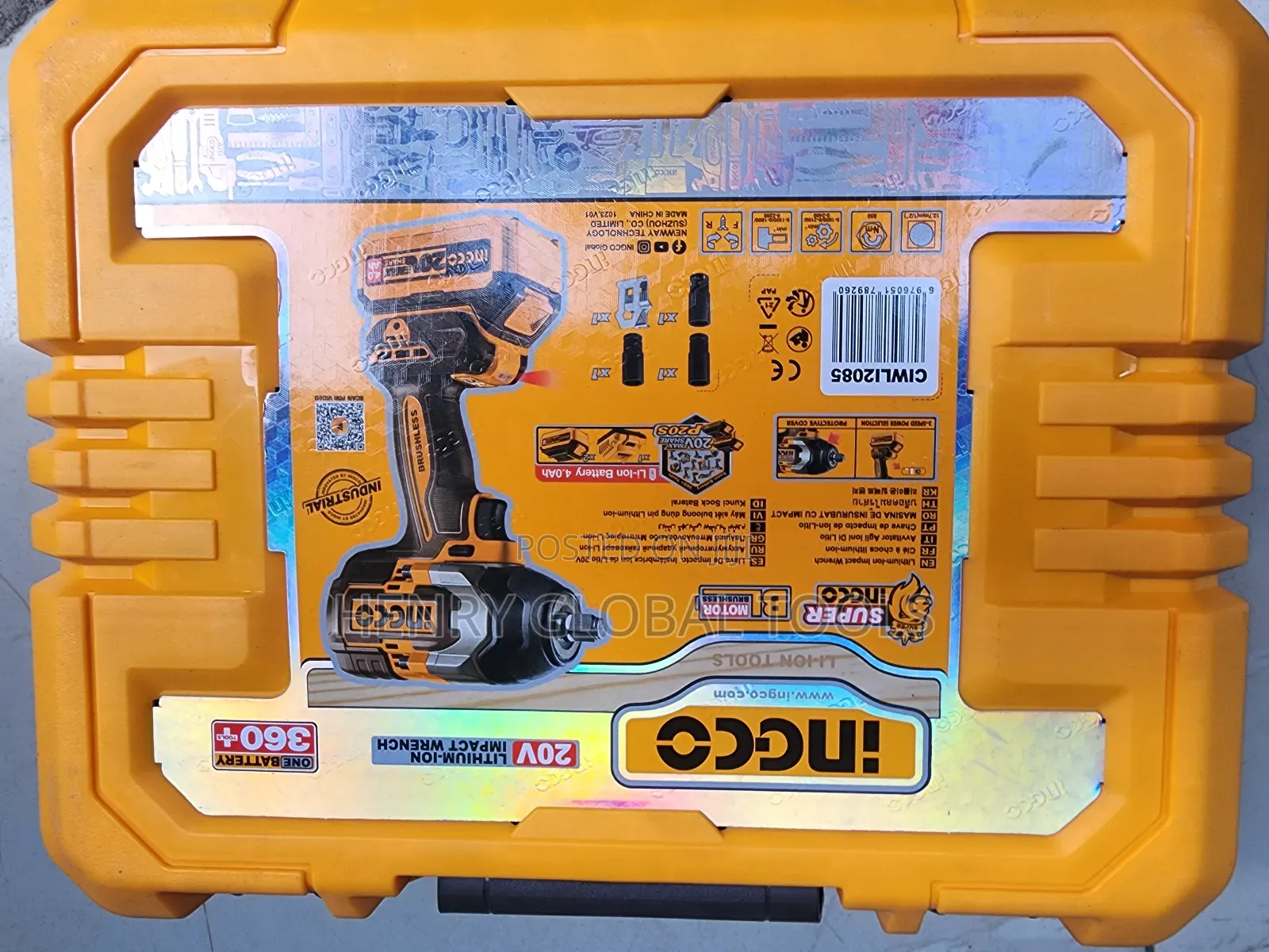 20v Ingco Battery Impart Wrench