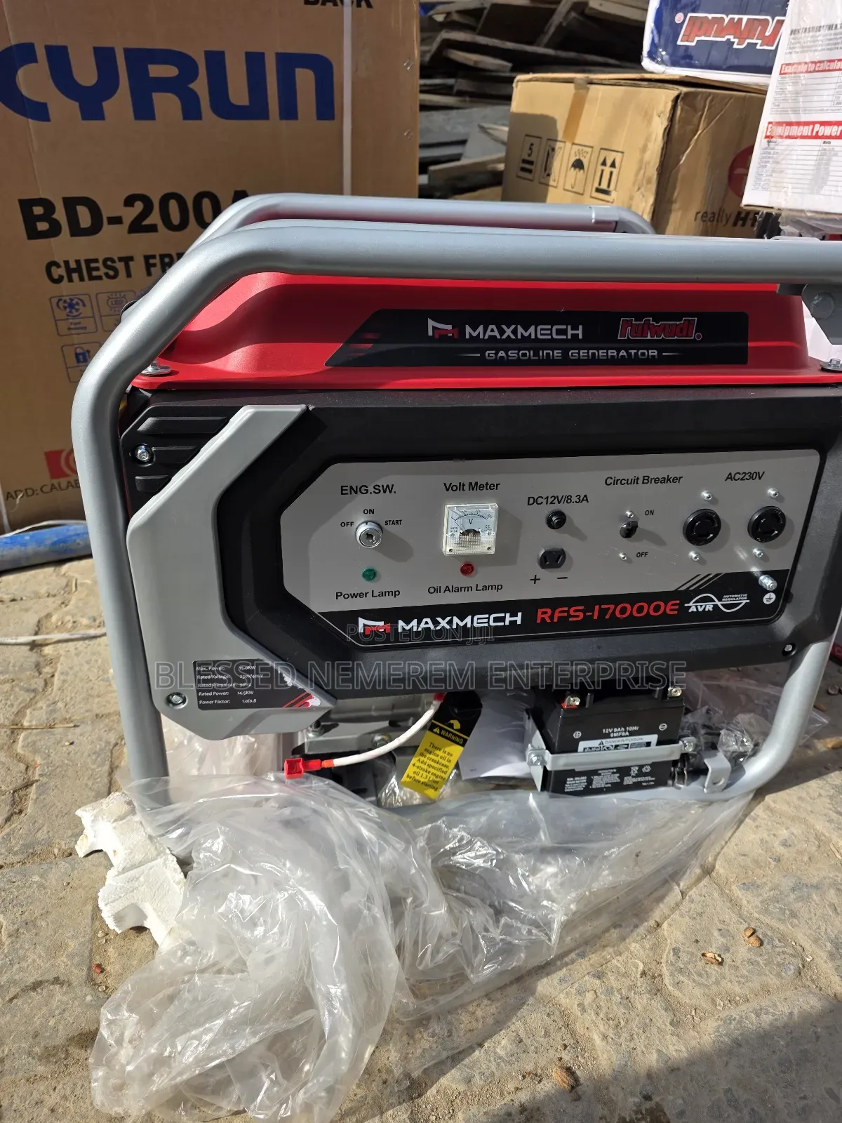 Powerful Maxmech Petrol Generator 15kva 100%Copper Coil