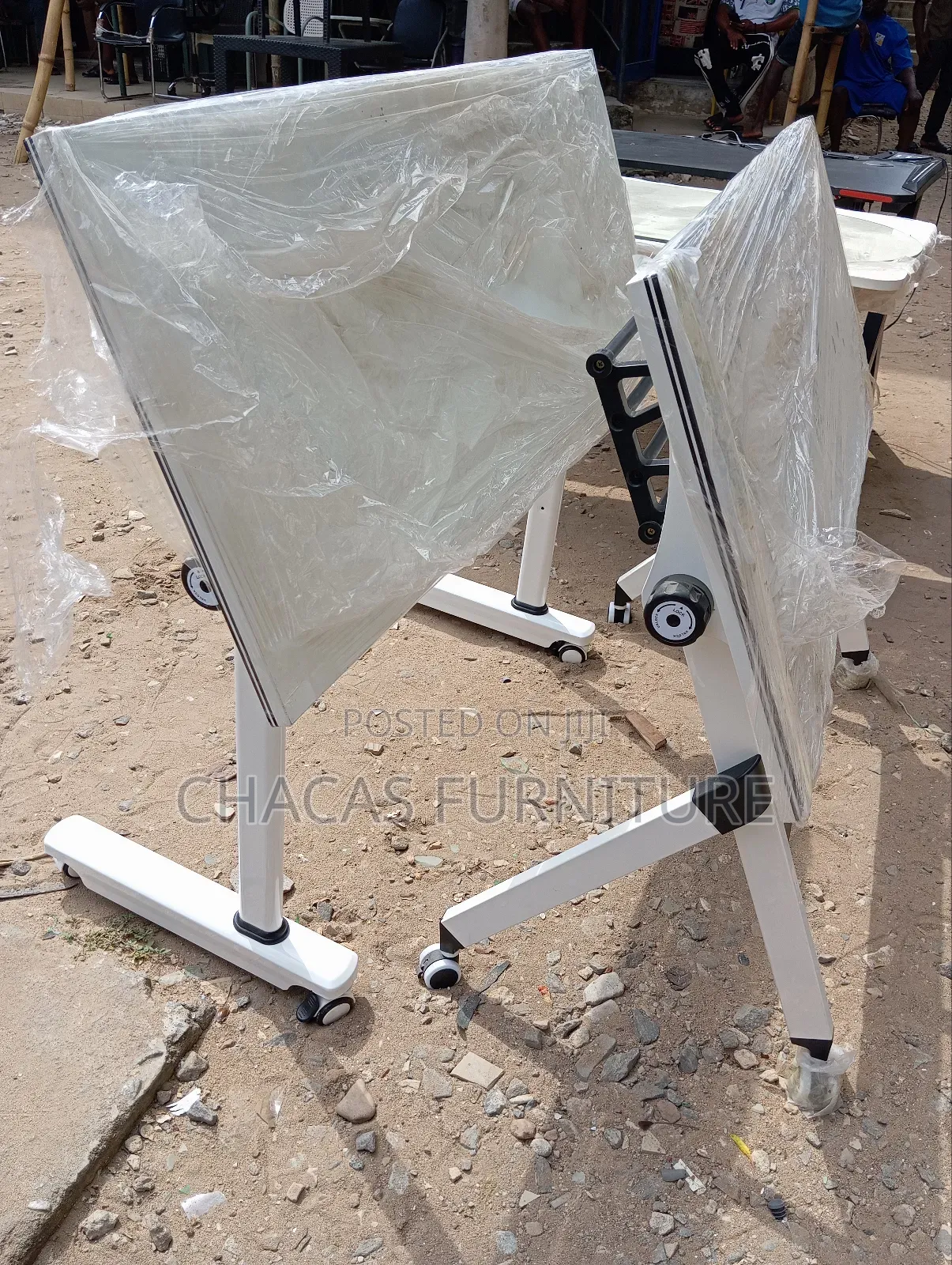 Heavy Duty Mobile Gaming Office Desk - Tiltable Foldable