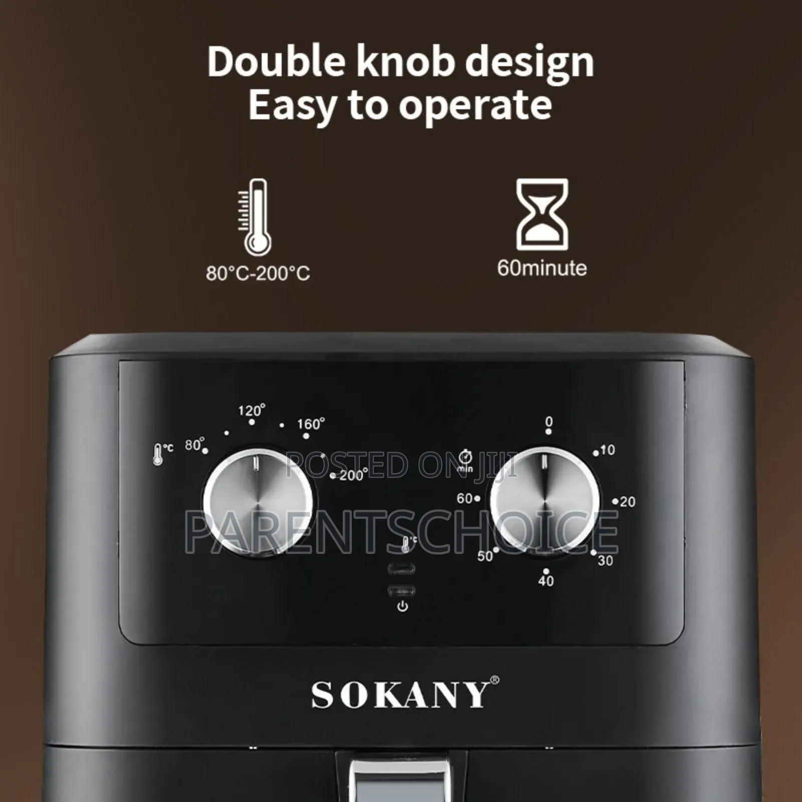 Sokany Multifunction Digital Air Fryer 8l Capacity