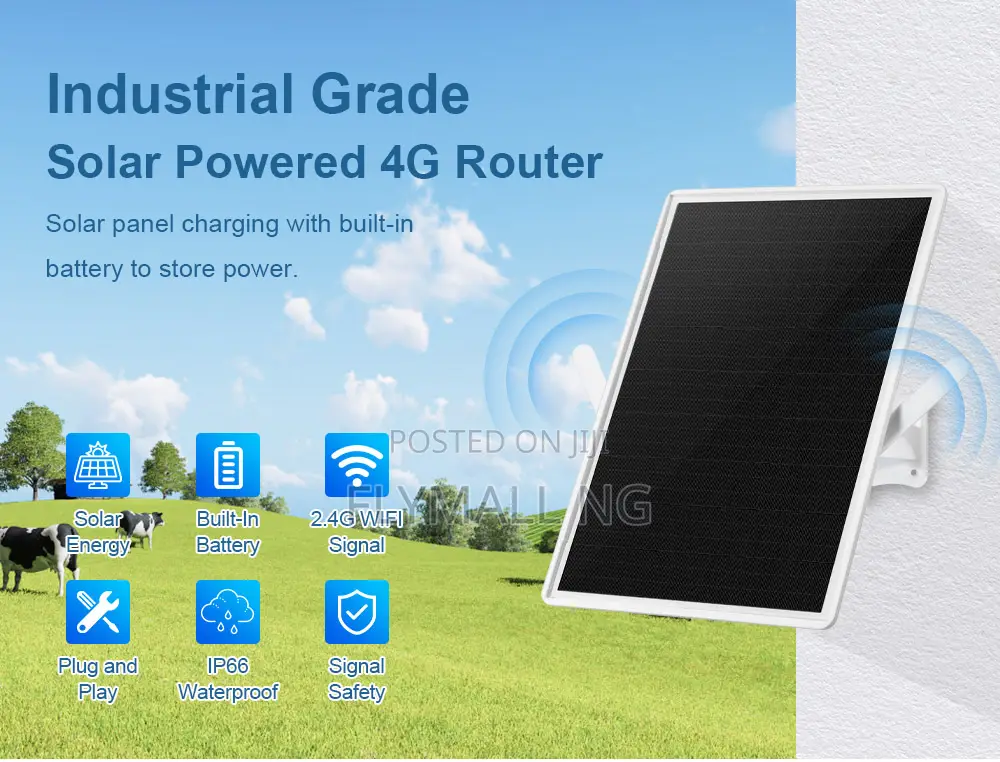 4g Router Solar Panel Outdoor Wireless 4g Lte Sim Card Wifi Router