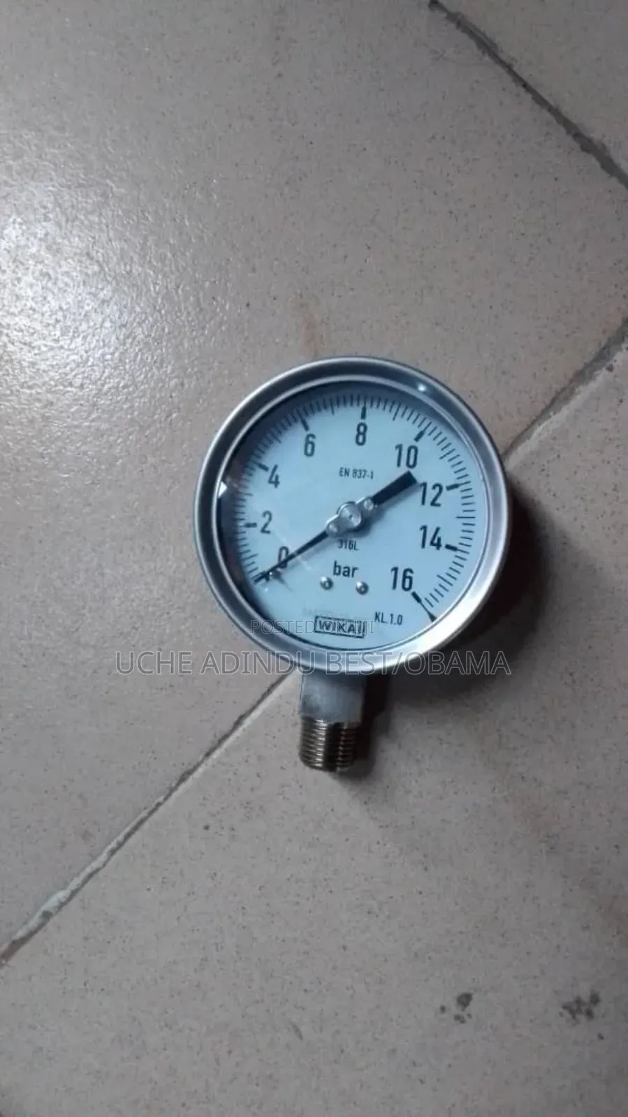 Wika Pressure Gauge 0-16bar 4 Inches