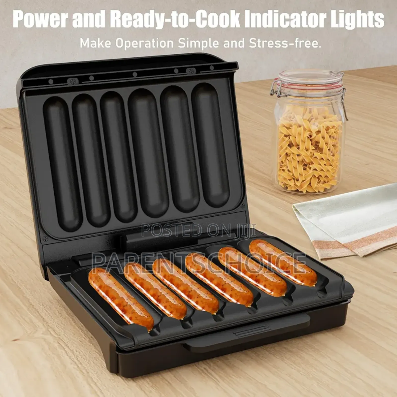 Hot Dogs Machine, Electric Grill With Oil Drip Tray