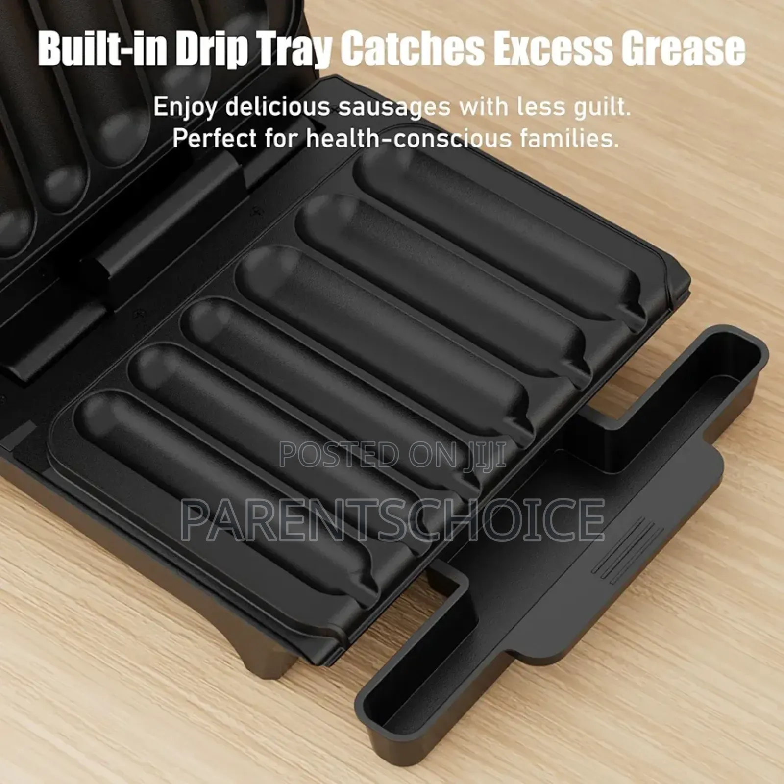 Hot Dogs Machine, Electric Grill With Oil Drip Tray