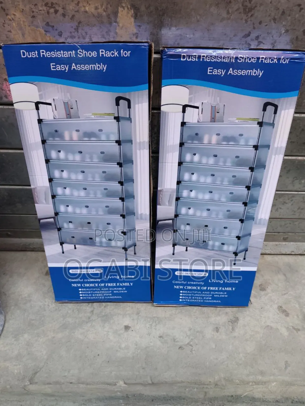 8 Layers High Quality Dust-Proof Cover Shoe Rack