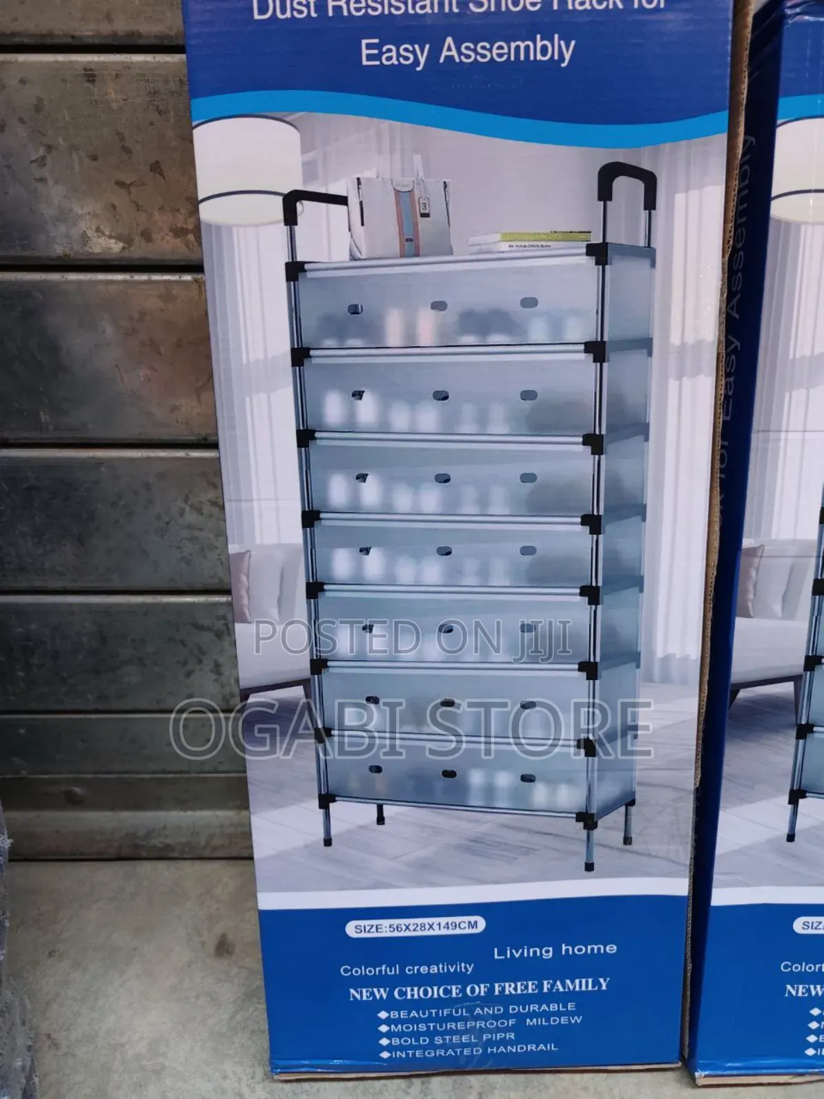 8 Layers High Quality Dust-Proof Cover Shoe Rack