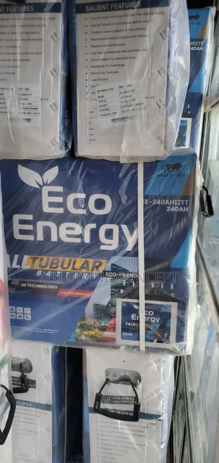 240ah Eco Energy Tubular Battery