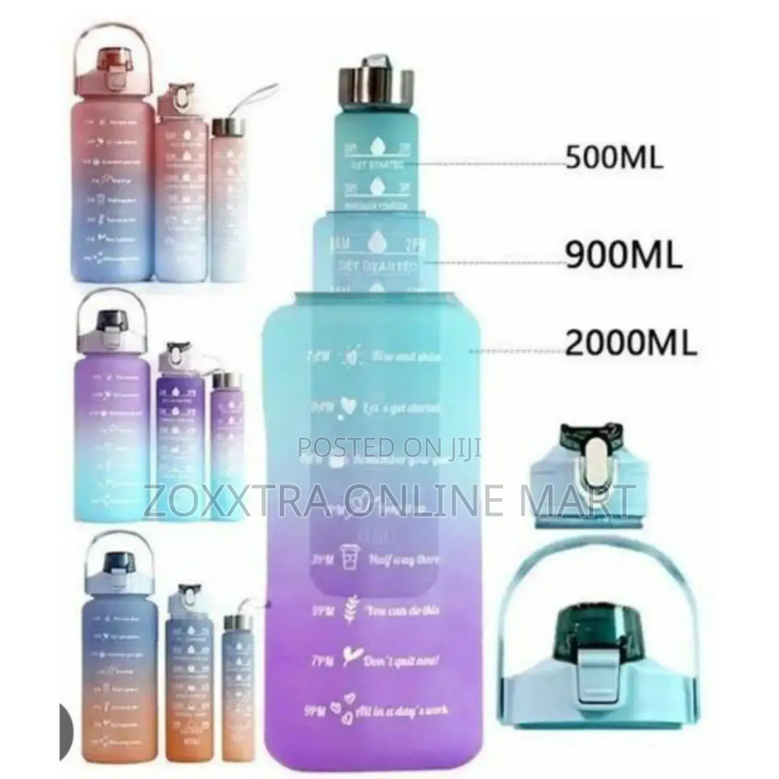 3in1 Motivational Bottle Set