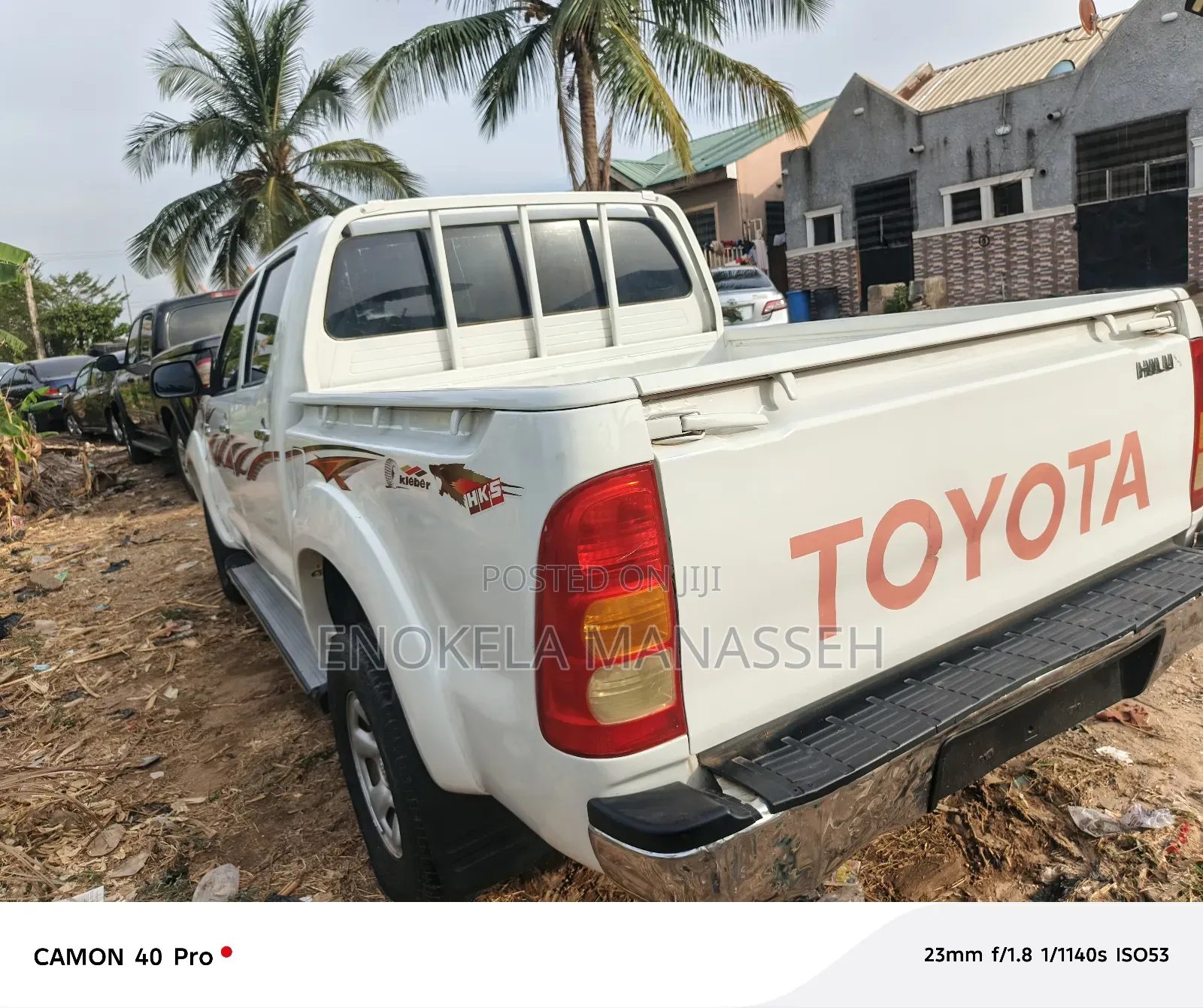 Toyota Hilux 2.0 VVT-i 2011 White