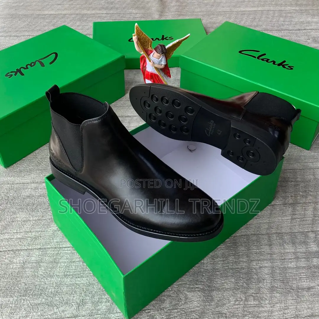Mens Clarks Ankle Chelsea Boots