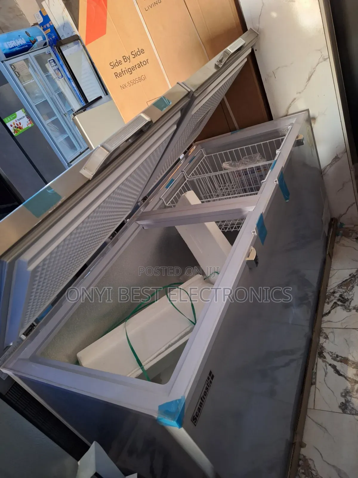 Scanfrost 500 Liters Inverter Double Door Chest Freezer | Sfl500inv