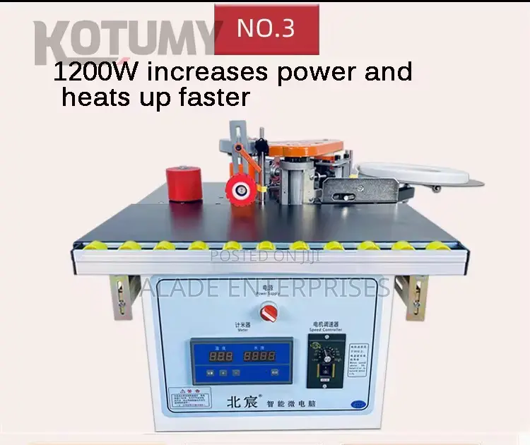 220v Double Side Gluing Woodworking Edge Bander With Table