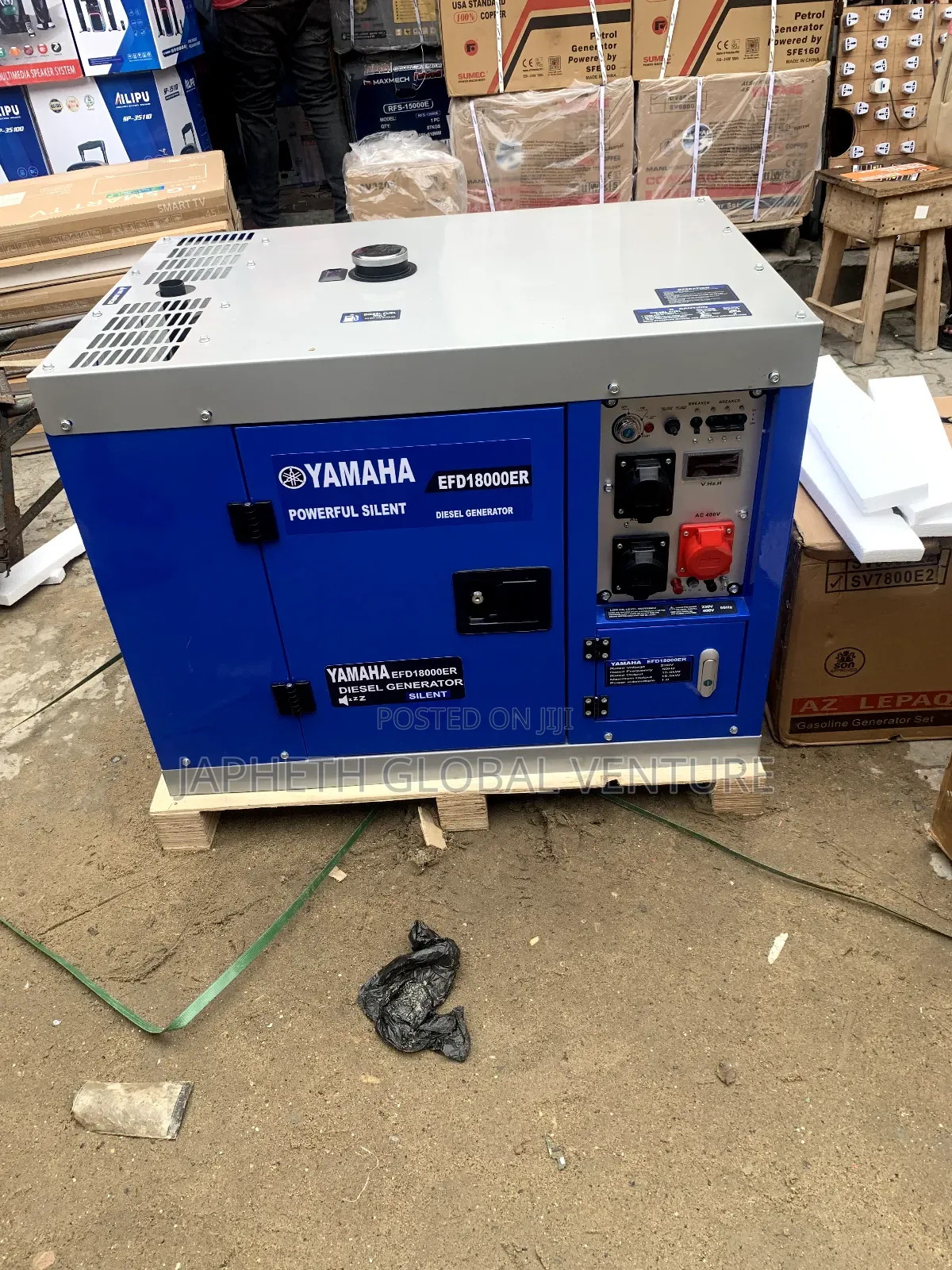 Yamaha Power Diesel Generator With Strong Soundproof Housing