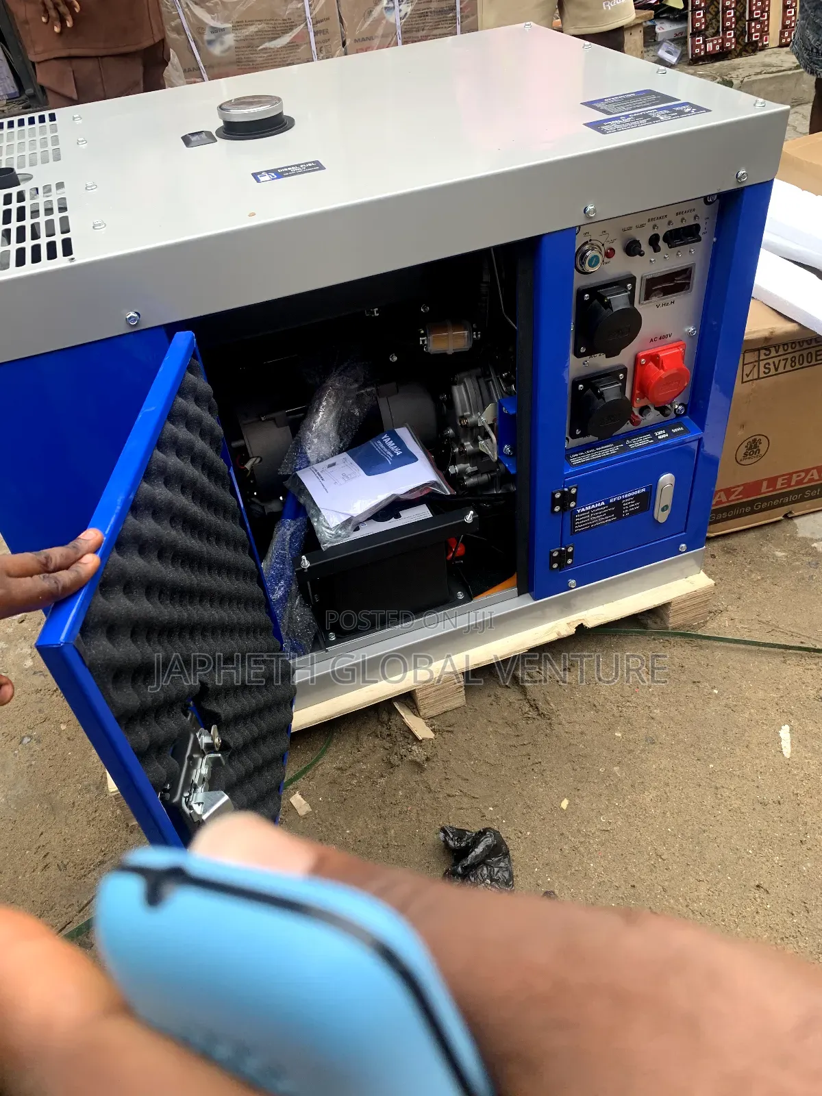 Yamaha Power Diesel Generator With Strong Soundproof Housing