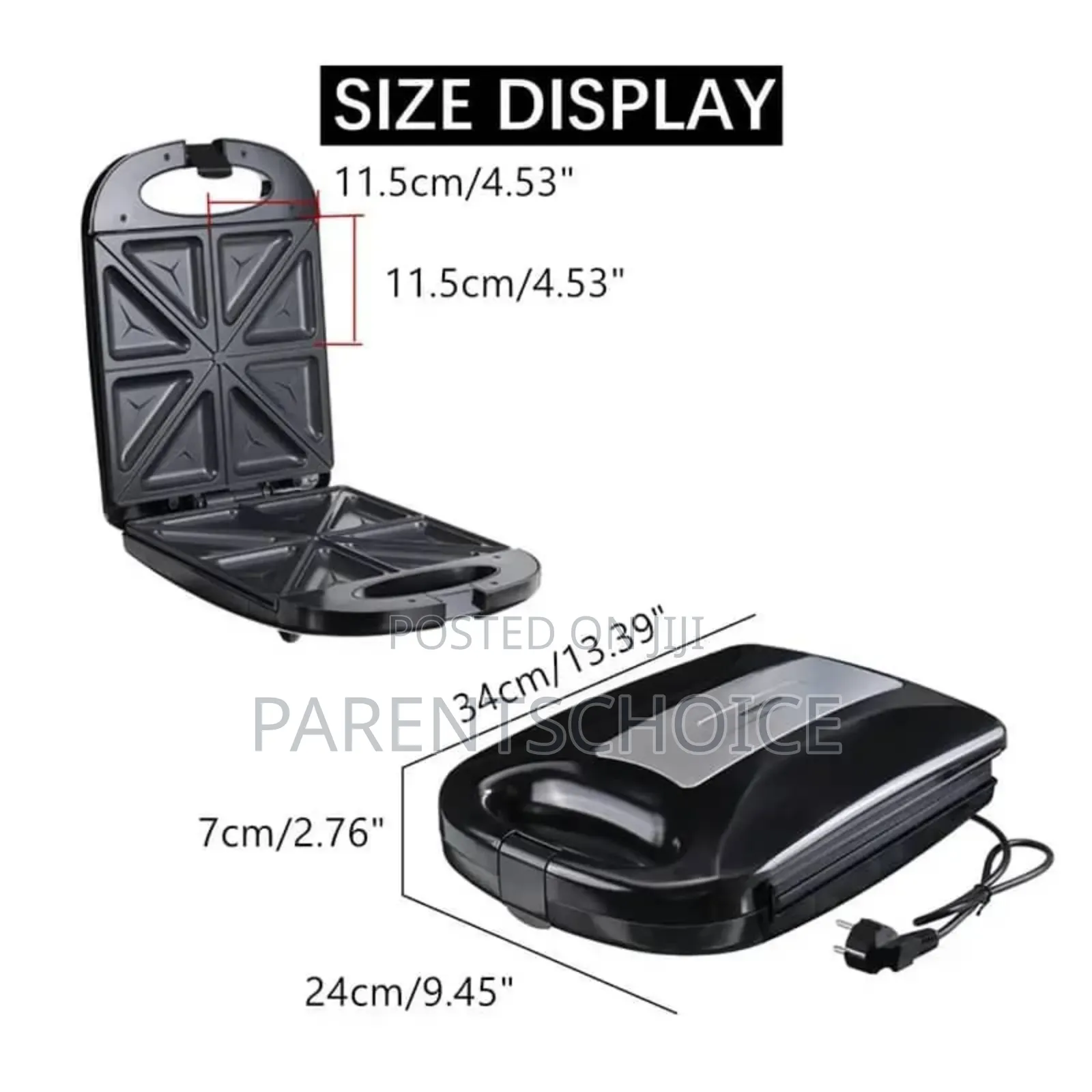 Sokany 4 Face Sandwich Maker 