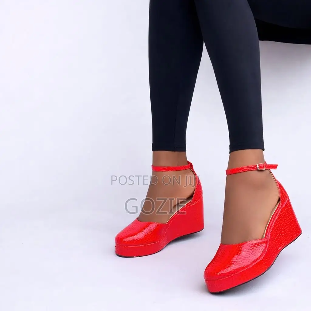 Elegant Classy Plus Size Wedge Platform Sandals