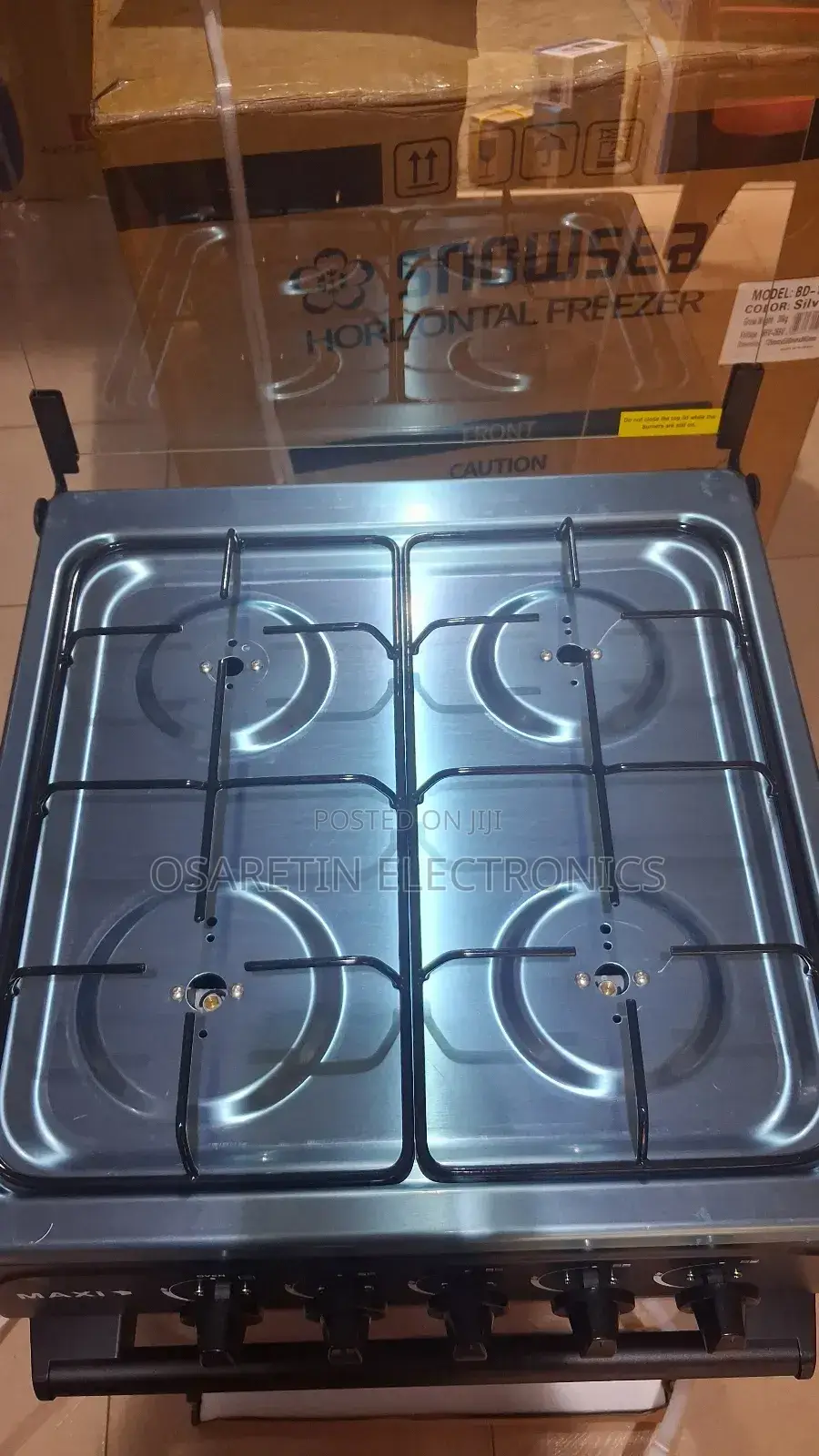 Maxi Standing Gas Cooker 50x50 With Nipple Mouth