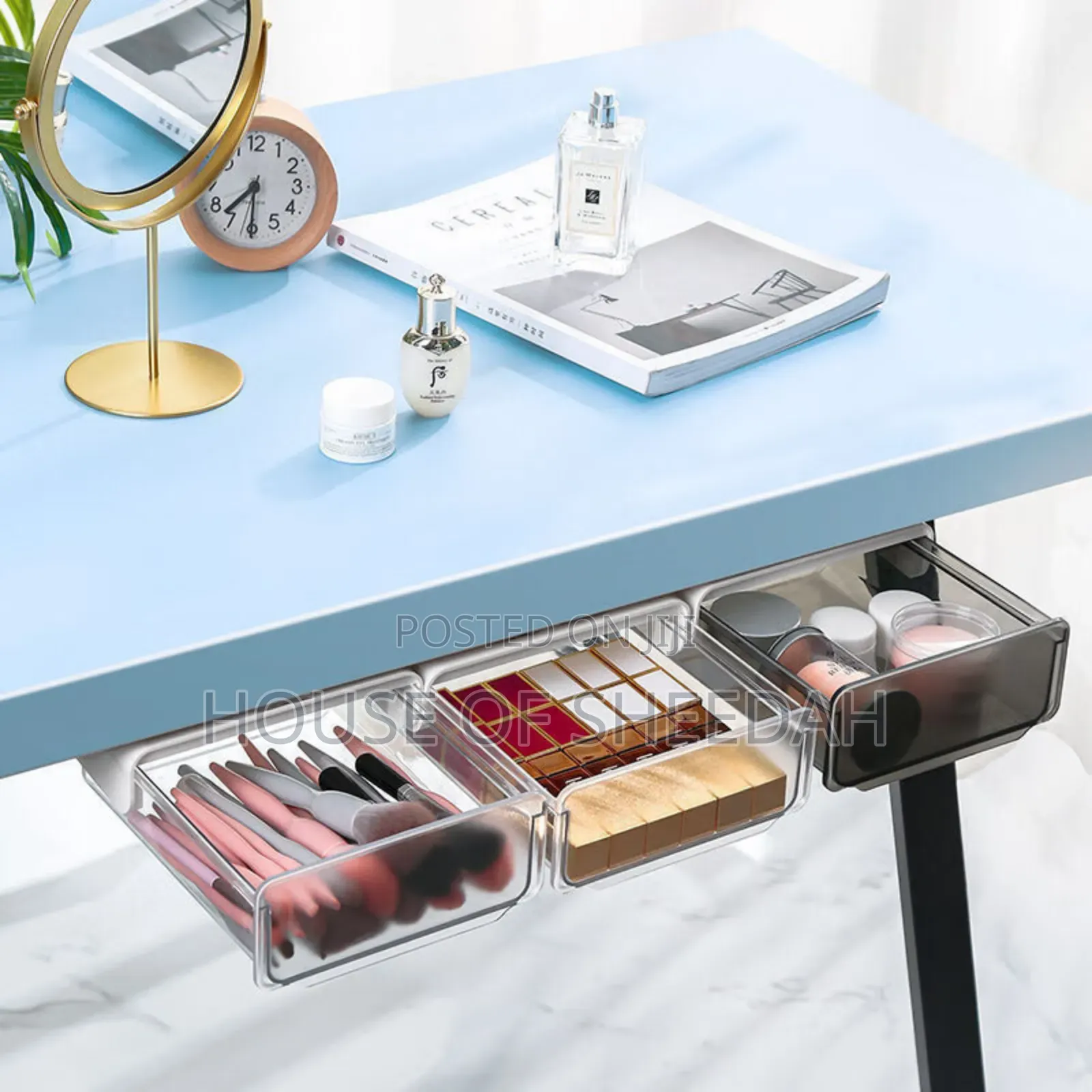 Self -Adhesive Under-Desk Drawer Organizer