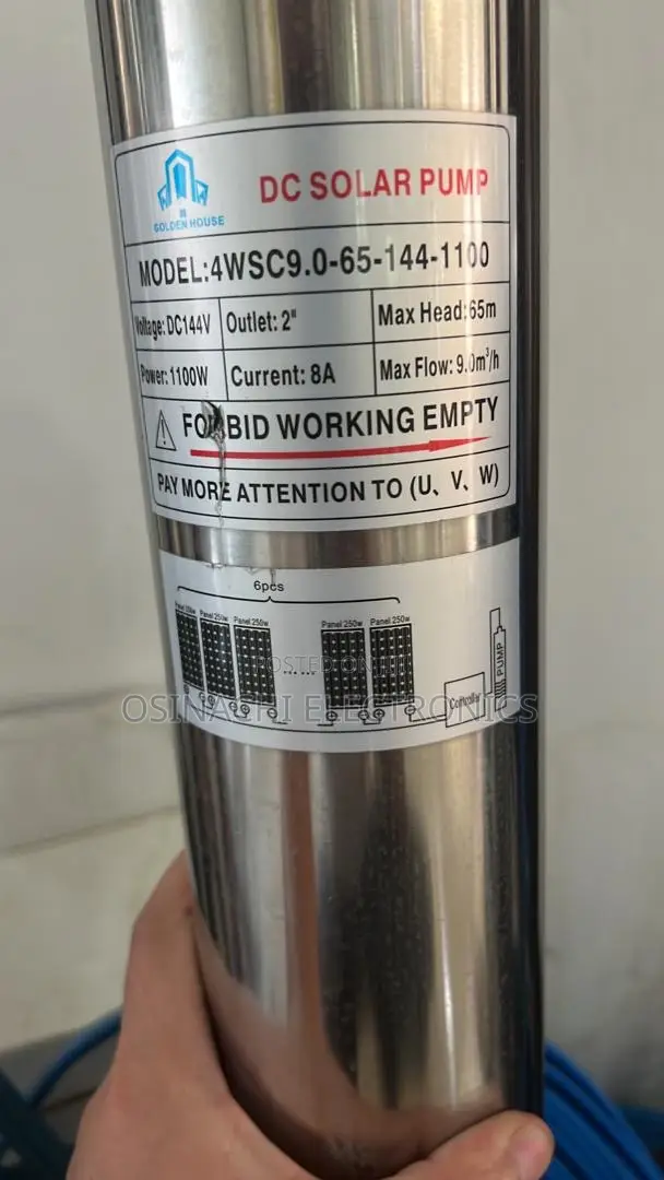 Ac/Dc Solar Pump