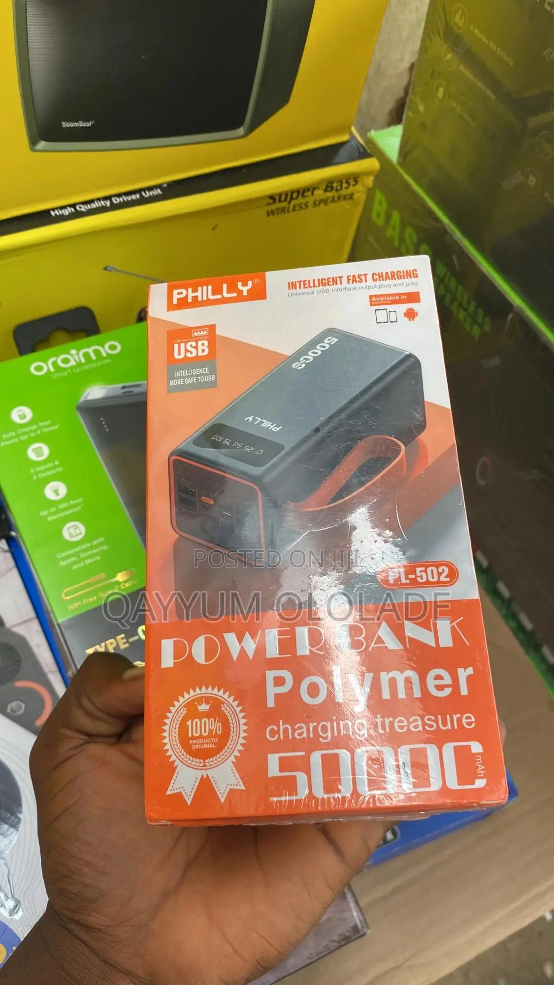 Original 50,000mah Power Bank – Fast Charging | Brand New