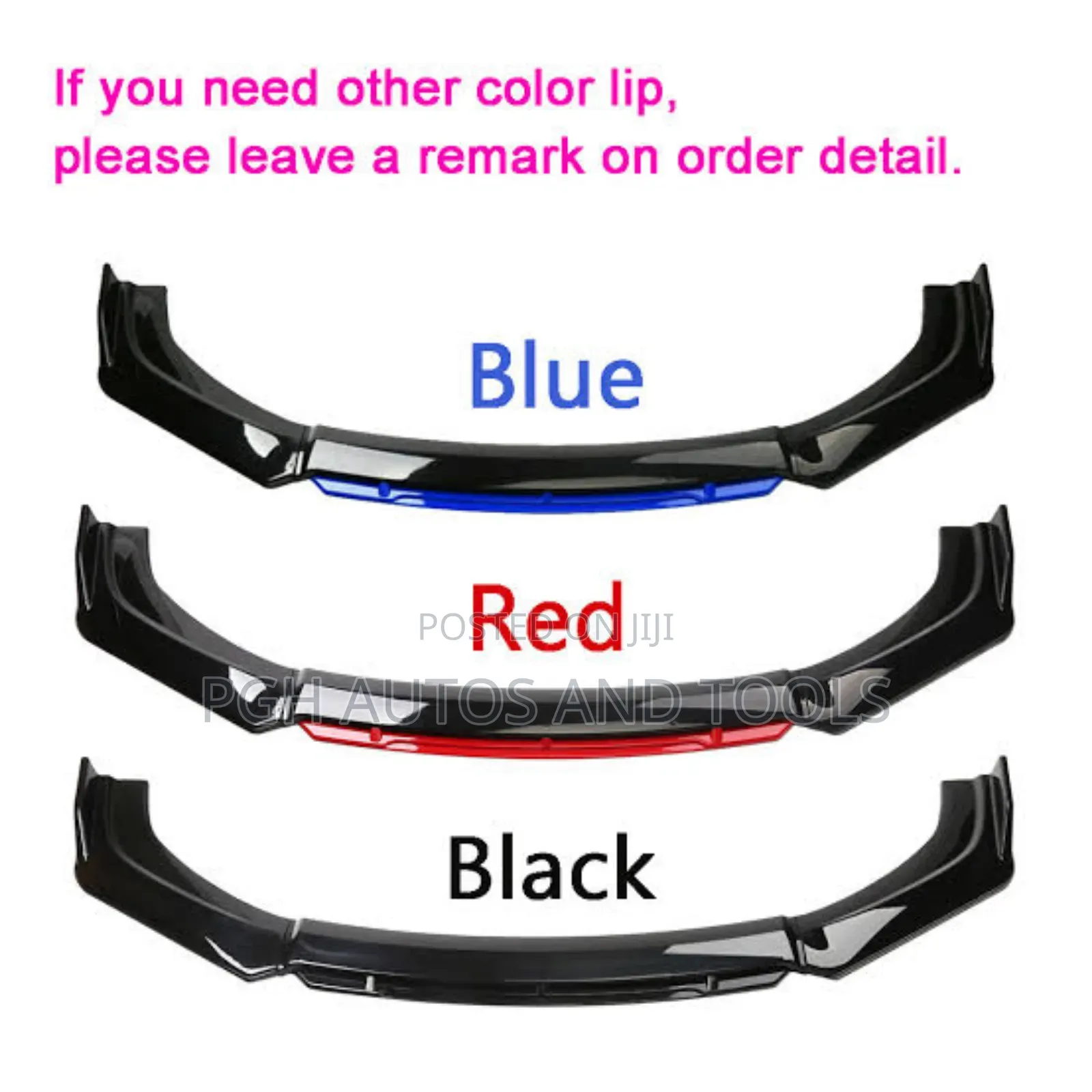 Universal Car Front Bumper Lip Kit