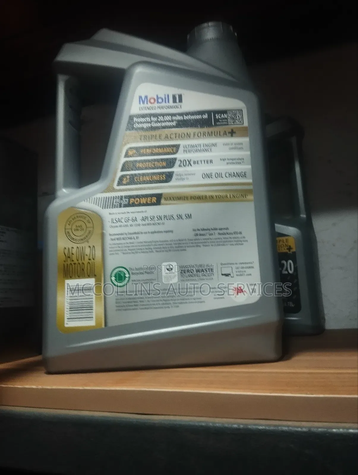 Original Mobil 1 0w- 20 Fully Synthetic Engine Oil