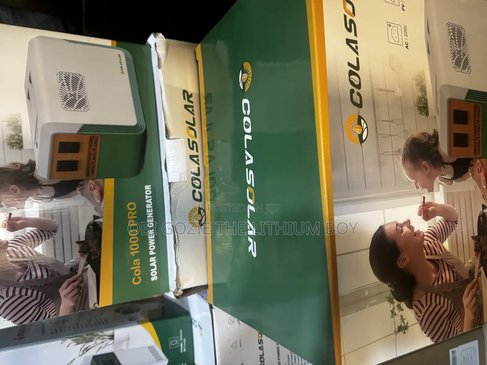 Best Importer 1000 Pro + Cola Solar Power Station Lithium Battery Gen