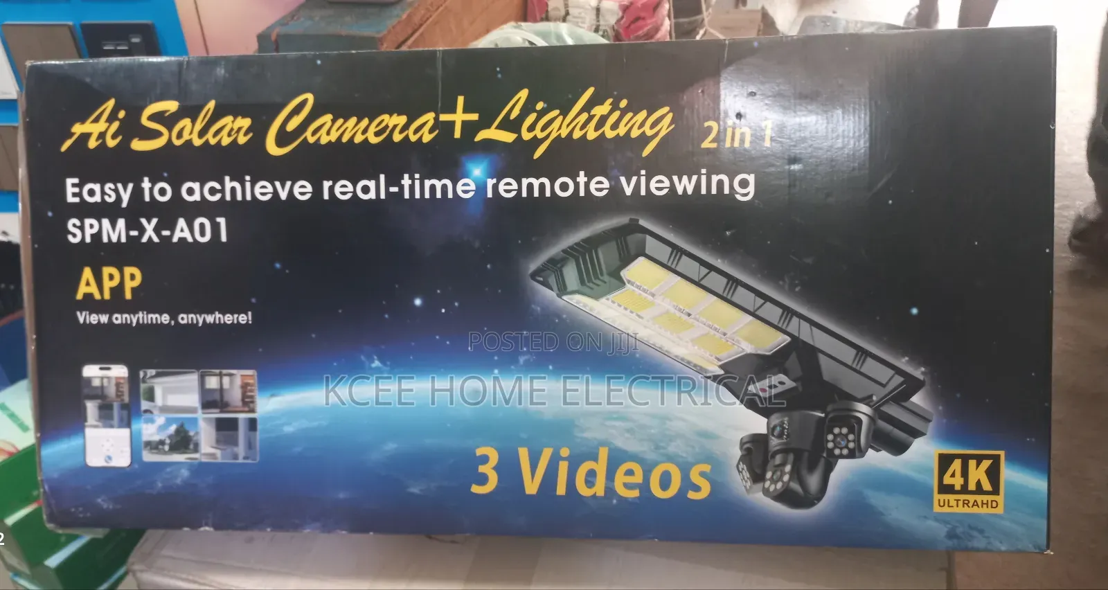 Ai Solar Security Camera With Motion Light | Wireless Outdoor CCTV