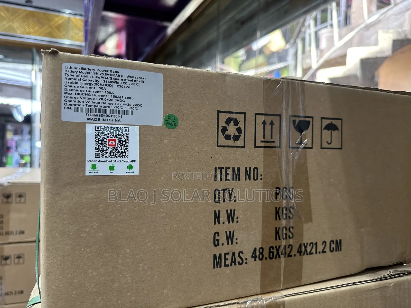 100ah Sako Lithium Battery (Lifepo4)