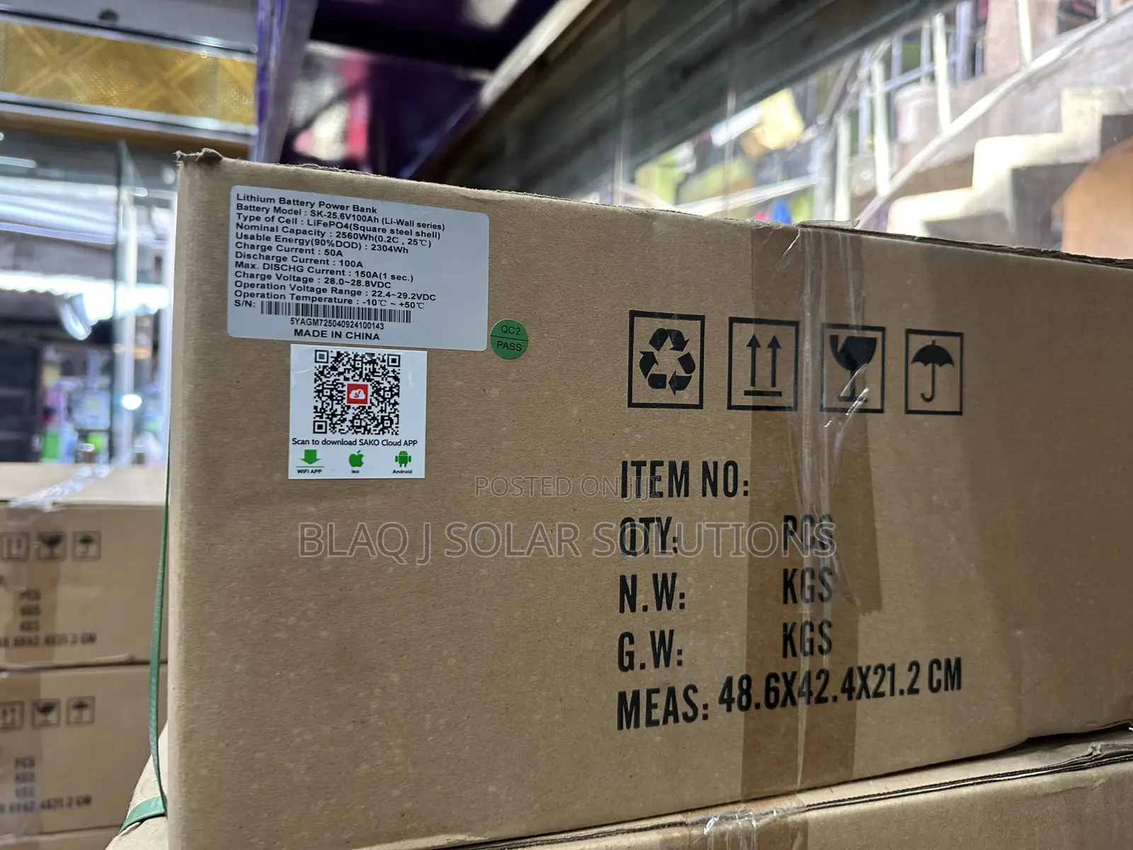 100ah Sako Lithium Battery (Lifepo4)