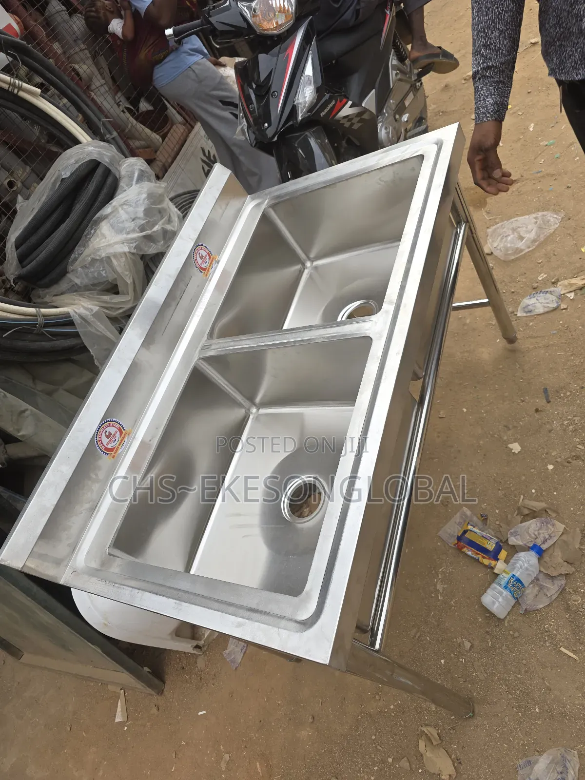 Industrial Kitchen Sink D/Bowl Ideal Quality